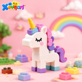 Xevqari™ Magical Rainbow Unicorn Building Block Set