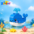 Xevqari™ Smiling Blue Whale Building Block Set