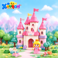 Xevqari™ Pink Princess Castle Building Block Set